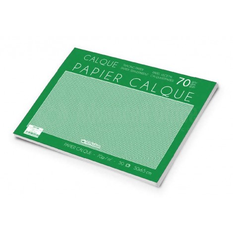 Papier Calque AL SULTAN 50x65cm Pochette de 50 Feuilles