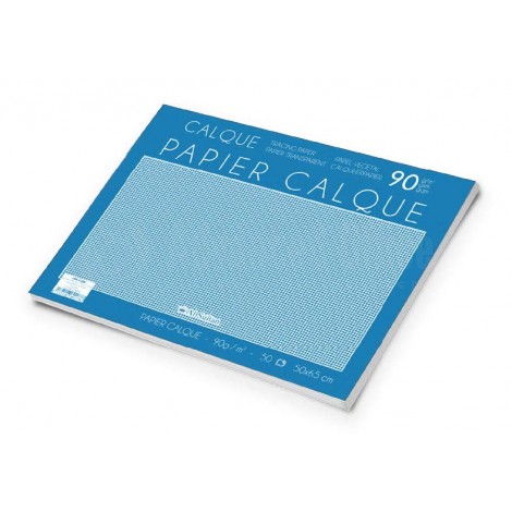 Papier Calque AL SULTAN 50x65cm Pochette de 50 Feuilles