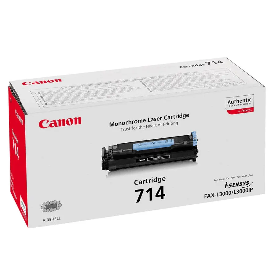 Toner CANON 714 Noir Pour Fax L3000/L3000IP 