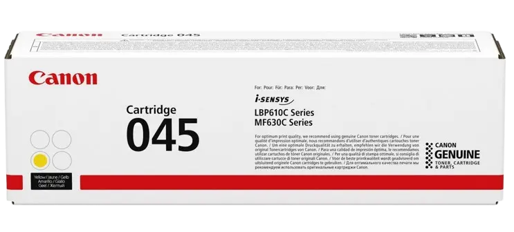 Toner CANON 045 Yellow Pour MF634CDW LBP612CDW MF632CDW MF631CN MF633CDW LBP613CDW LBP611CN MF635CX 
