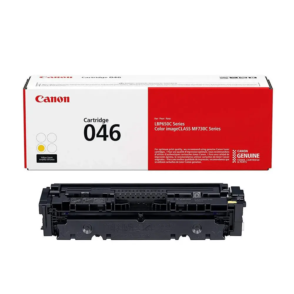 Toner CANON 046 Yellow Pour Imprimantes image CLASS LBP654Cdw LBP654Cx MF731Cdw MF735Cdw MF735Cx i-SENSYS LBP653Cdw LBP654Cx MF732Cdw MF734Cdw MF735Cx 