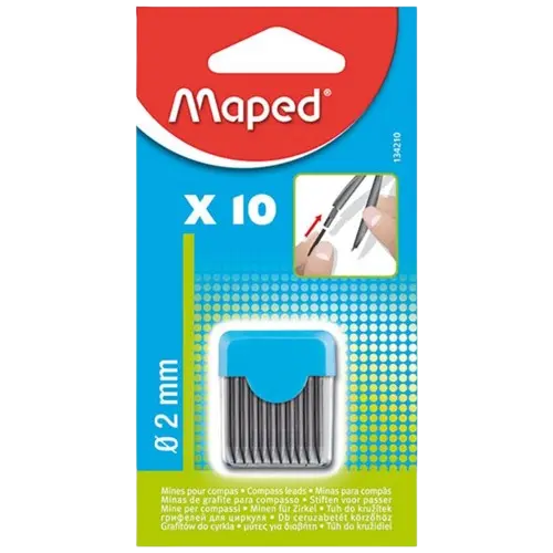 Mines 2mm MAPED pour Compas Etui de 10