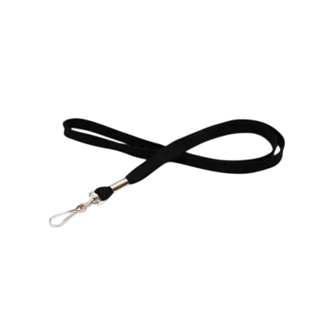 Cordon pour Porte Badge EVOLIS 12mm en Polyester Noir avec Attache