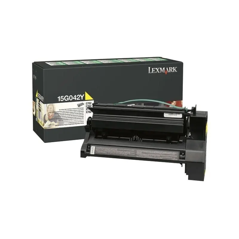 Toner LEXMARK Jaune Pour C752 C762 C760 X752 X762 6 000 Pages