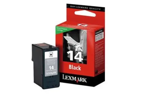 Cartouche D'encre LEXMARK N°14 Noir Pour Imprimantes X2650 X2670 Z2320 