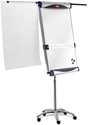 Tableau Blanc NOBO Magnétique Mobile  70x100 cm