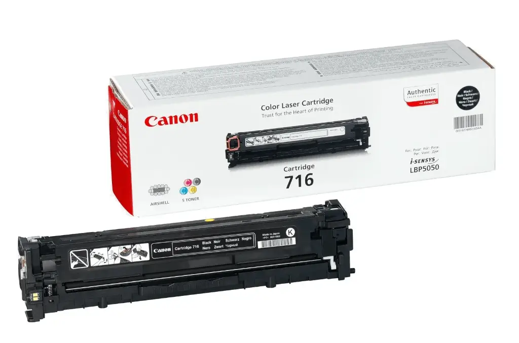 Toner CANON 716 Noir Pour Imprimantes LBP 5050 5050N 