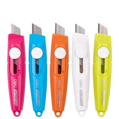 Cutter de Bureau DELI DELI PM Multi-Couleurs