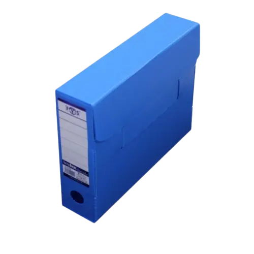 Boite D'archive FABS Alvéolaire en PP Dos 80mm Bleu