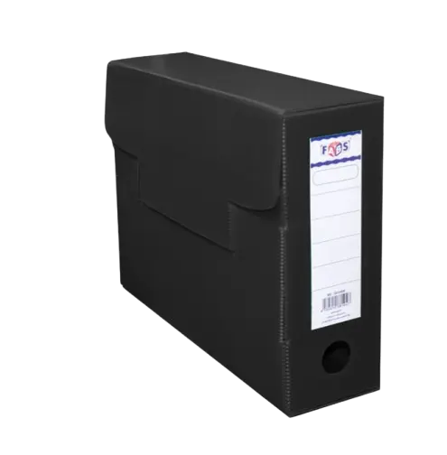 Boite D'archive FABS Alvéolaire en PP Dos 100mm Noir