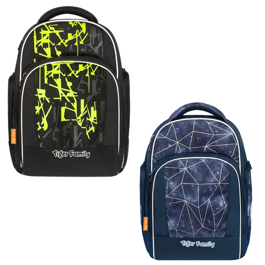 Sac à dos Scolaire TIGER 2271-G Ergonomique pour Garçon