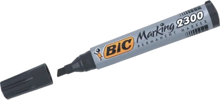 Marqueur Permanent BIC Marking 2300 Coupé Noir