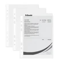 Rame de 100 Pochette Perforée Plastique ESSELTE A5 43 Micron