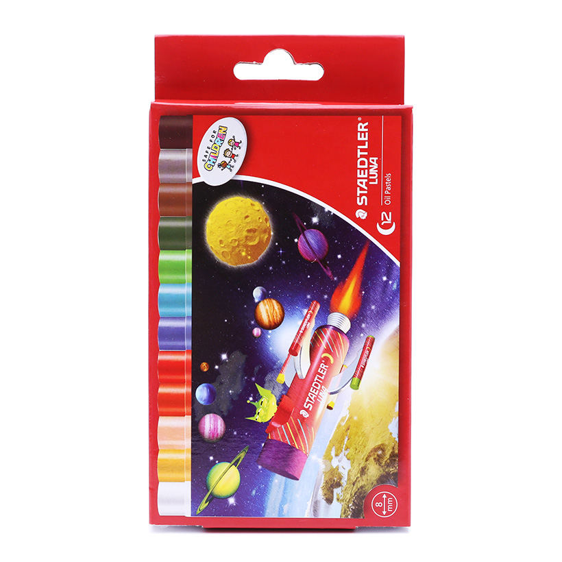 Crayons De Couleur En Cire STAEDTLER Luna Boite De 12 Mini