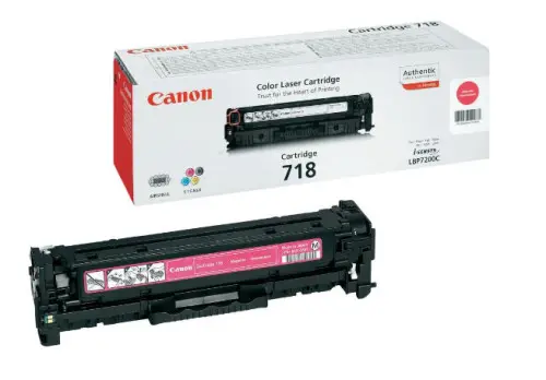 Toner CANON 718 Magenta Pour Imprimantes LBP7200 7210 7660 7680 MF8330 8340 8350 8360 8380 8540 8550 8580 