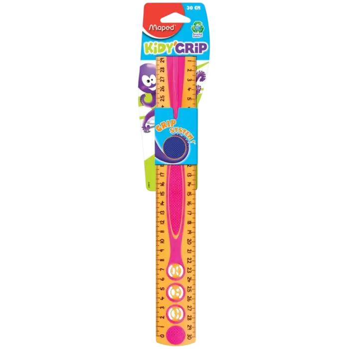 Règle Scolaire MAPED Kidy'Grip 30 cm Multi-Couleurs