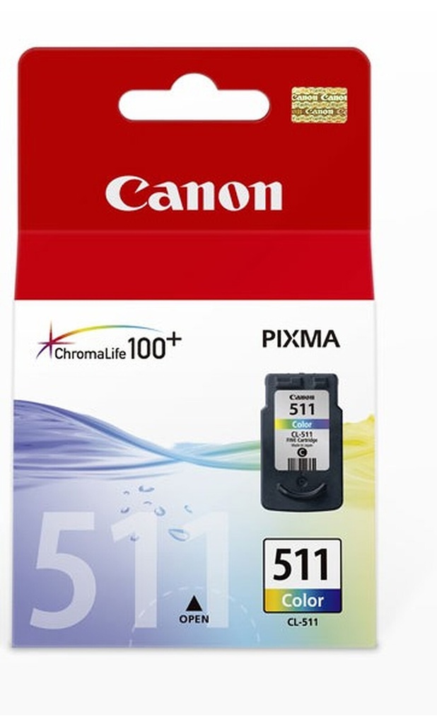 Cartouche D'encre CANON CL-511 Couleur Pour imprimantes MP250 IP2700 MX340