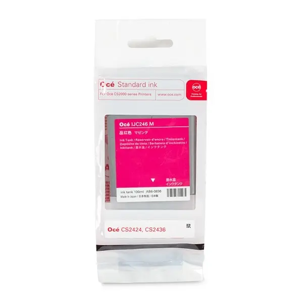 Cartouche D'encre OCE IJC236M Magenta Pour Traceur CS2124 , CS2136 , CS2224 , CS2236 , CS2424 , CS2436  