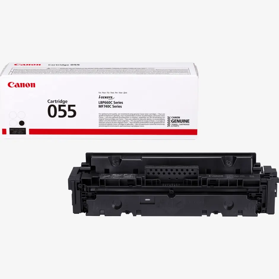 Toner CANON 055 Noir Pour Imprimantes i-SENSYS MF744Cdw MF742Cdw LBP663Cdw LBP664Cx MF746Cx  