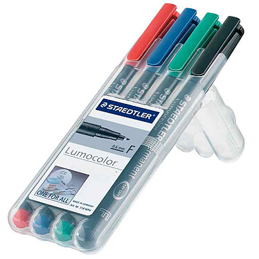 Marqueur Non Permanent STAEDTLER Jeu de 4 Couleurs