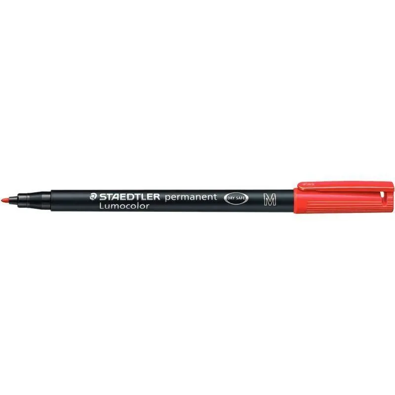 Marqueur Permanent STAEDTLER Lumcolor M Rouge 