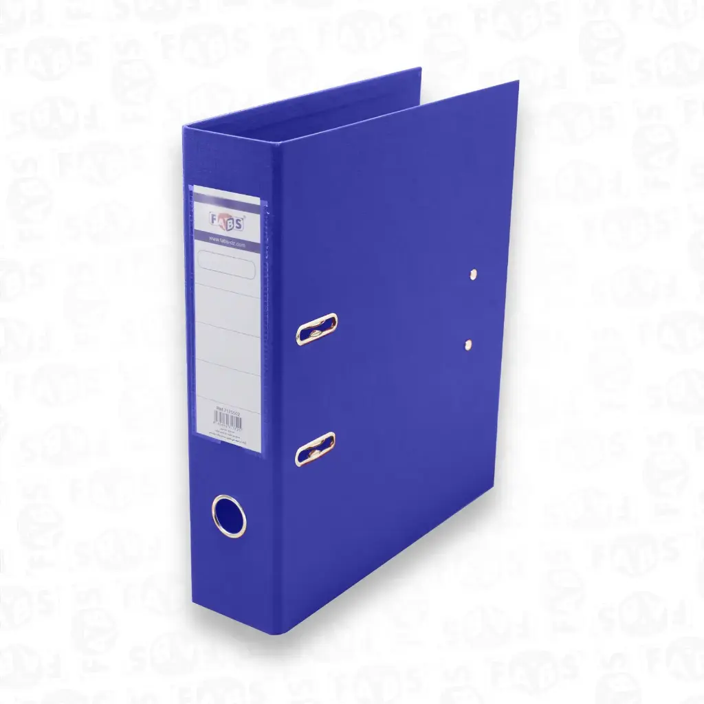 Classeur Chrono FABS A4+ en PP Avec Perforateur Bleu 