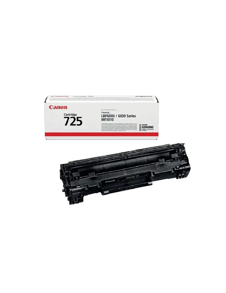 Toner CANON 725 Noir Pour Imprimantes LBP6000 6020 6030 MF3010 