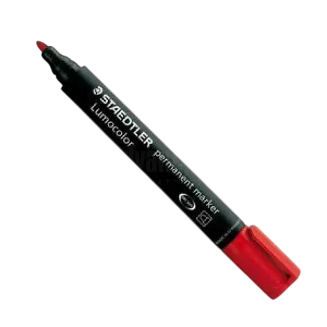 Marqueur Permanent STAEDTLER Coupé Rouge