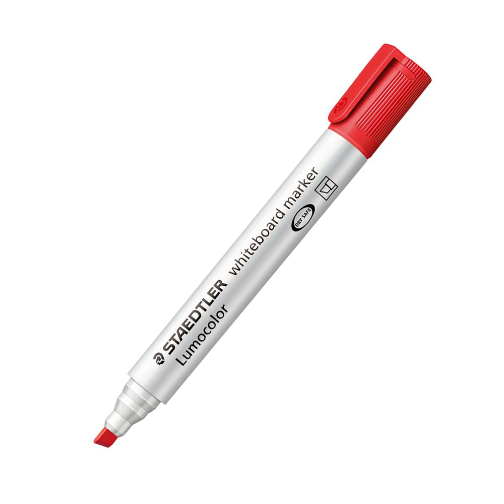 Marqueur pour Tableau Blanc STAEDTLER Lumocolor 351 B Coupé Rouge