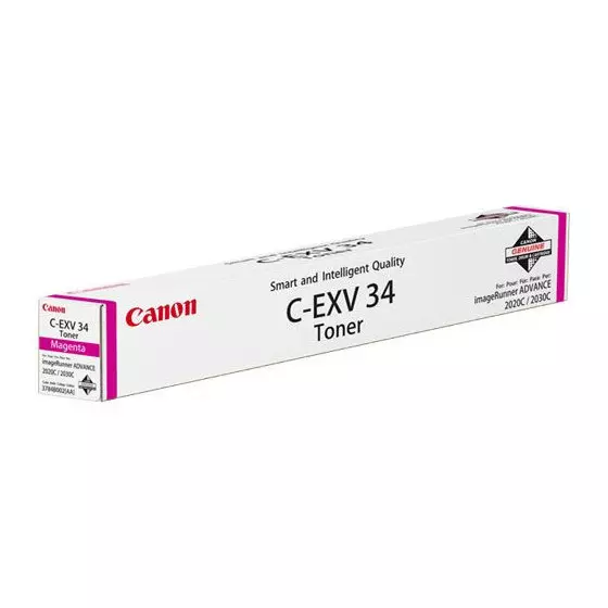 Toner CANON C-EXV34 Magenta Pour Imprimantes IR-C2020 C2030 C2230 C2025 C2225 C2220 