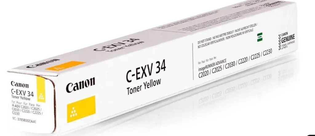 Toner CANON C-EXV34 Yellow Pour IR-C2020 C2030 C2230 C2025 C2225 C2220 