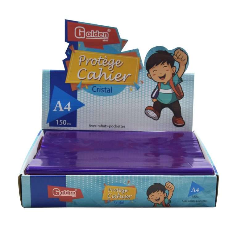 Protège Cahier GOLDEN A4 GM TP Violet