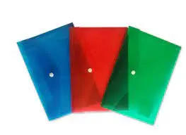 Pochette Enveloppe à Bouton en PP C5 Multi-Couleurs