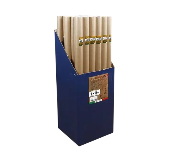 Rouleau de papier TECHNO kraft 70g 1 x 5m