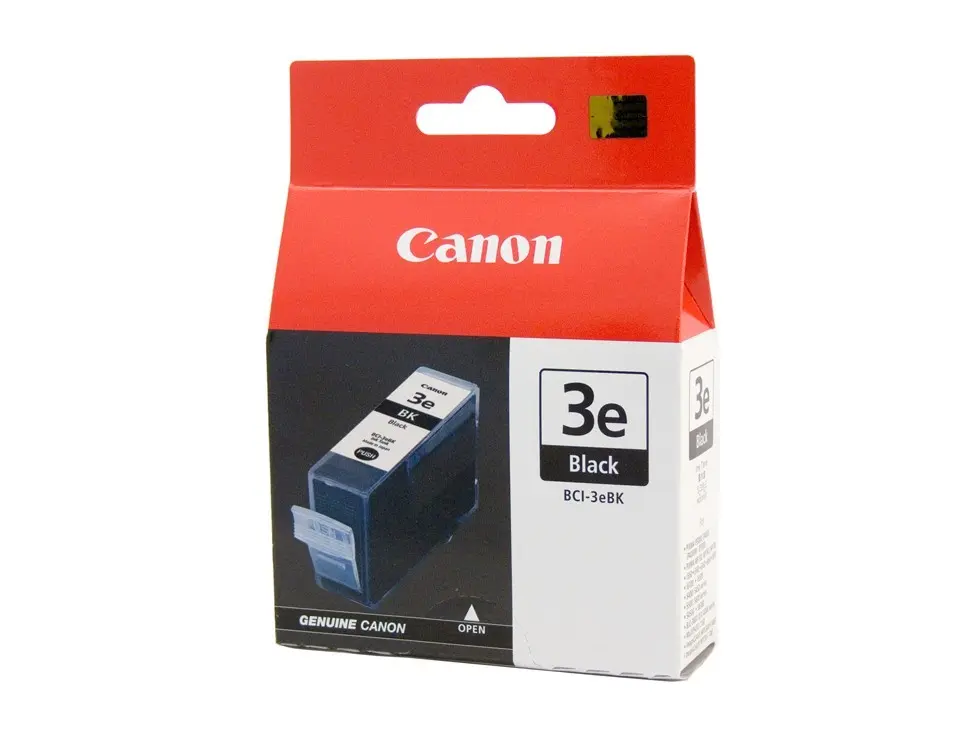 Cartouche D'encre CANON BCI-3 Noir Pour imprimantes BJC 3000 Series , i550 Series , i560 Series , PIXMA iP4000 Series