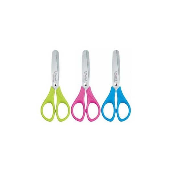 Ciseau Ecolier MAPED 13 cm avec Poignées Symétriques Multi-Couleurs