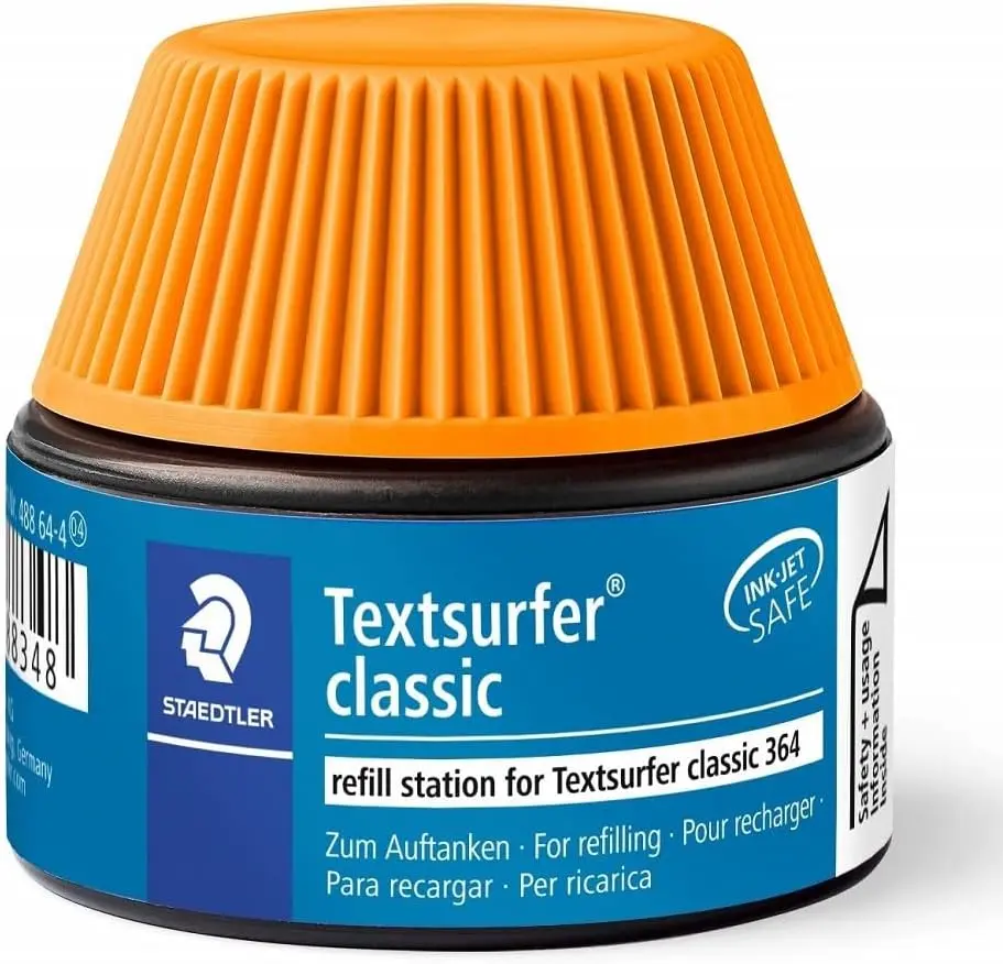 Recharge flacon STAEDTLER pour fluorescent Orange