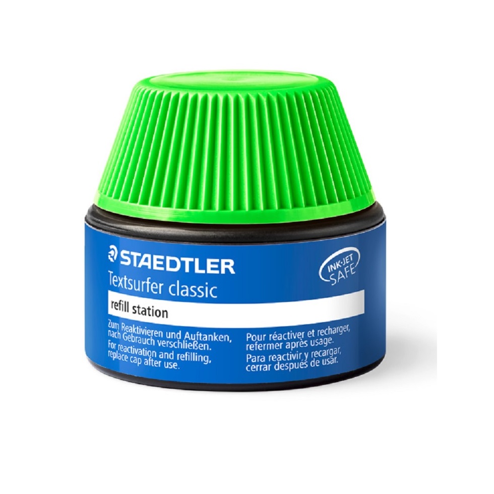Recharge flacon STAEDTLER pour fluorescent vert