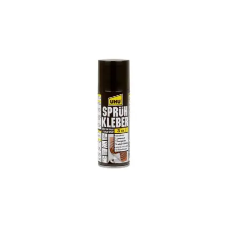 Colle Aérosol UHU 3en1 Décollable Pulvérisateur 200ml