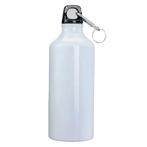 Gourde D'eau En Aluminium 500ml Pour Sublimation Blanc