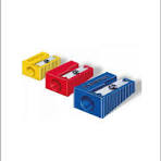 Taille Crayon Ecolier STAEDTLER 1Trous sans Réservoir en Plastique Multi-Couleurs