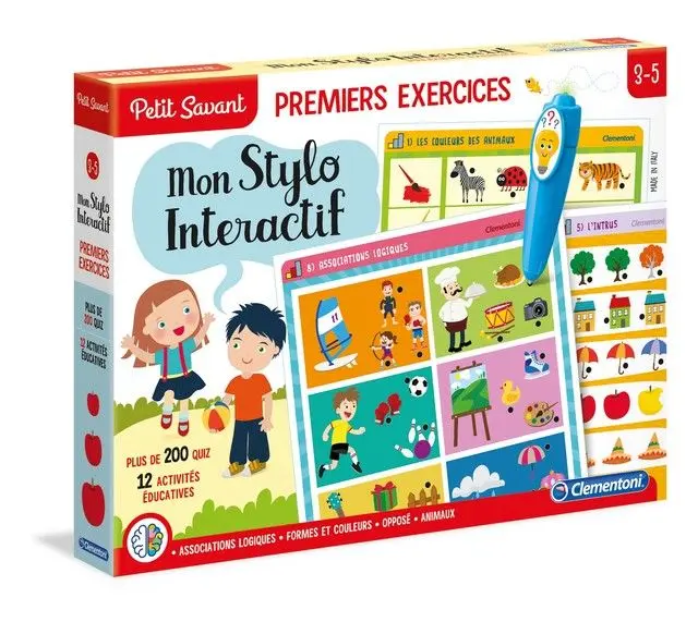 Jeu éducatif CLEMENTONI Petit savant Mon Stylo parlant 3-5 ans