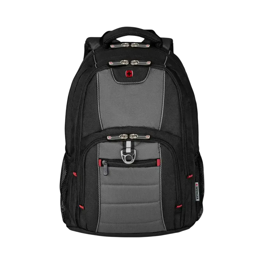 Sac à Dos Porte PC SWISSGEAR-WENGER Upload Essential 16" Noir et Gris