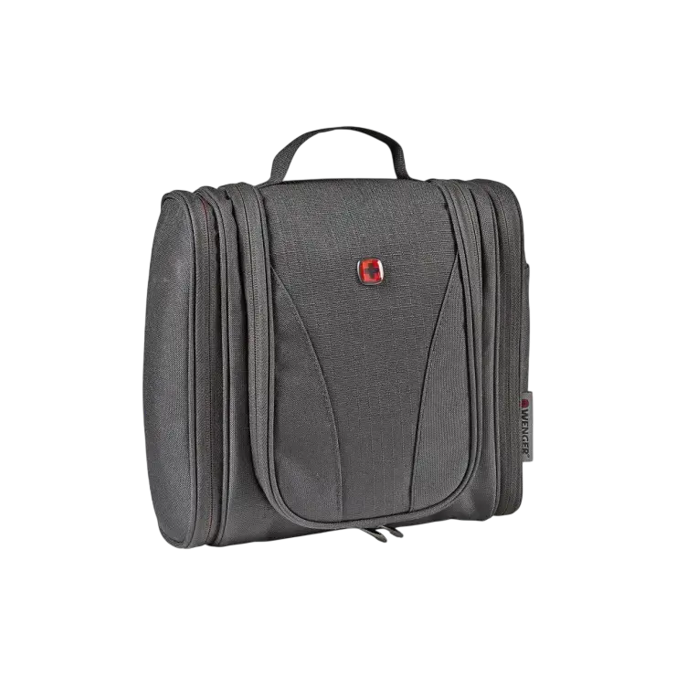 Trousse de Toilette SWISSGEAR-WENGER Multi Pochettes Water-Résistant Crochet de Suspension 6L Noir