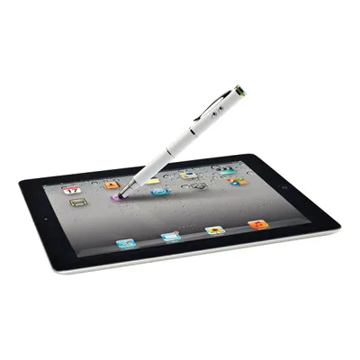 Stylet LEITZ Eingabestift 4in1 (Stylo + Stylet + Pointeur Laser+ Lamp LED) Blanc