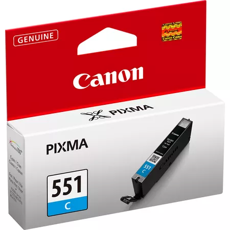 Cartouche D'encre CANON CLI-551C Cyan Pour Imprimante Pixma MG5650
