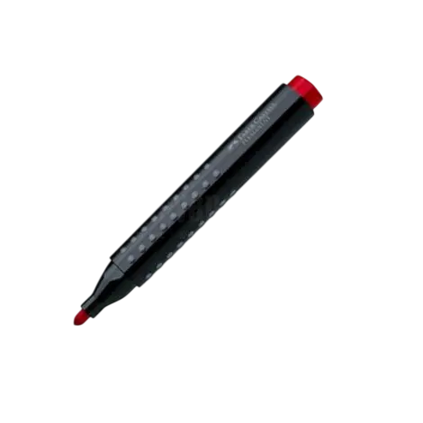 Marqueur Permanent FABER CASTELL Rond Rouge