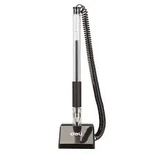 Stylo comptoir DELI 0.5mm Noir