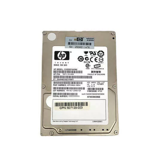 Disque Dur Interne HP 300Go 6Go/s SAS 10K 2.5"