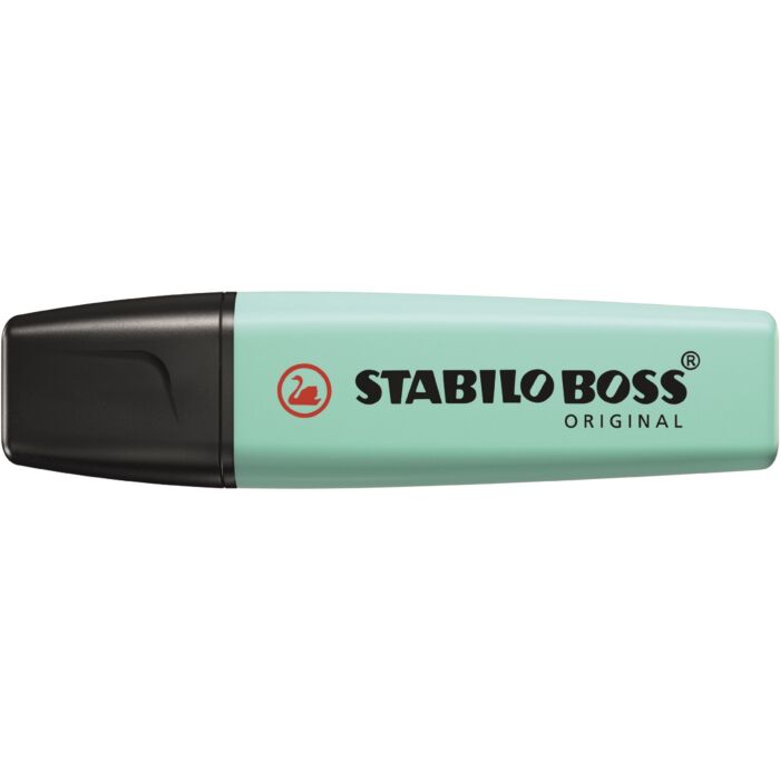 Marqueur Fluorescent STABILO Boss Original en Biseau Bleu Pastel
